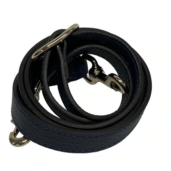 Auth GUCCI Bamboo Shopper 336032 Navy Leather - Tote Bag - Picture 6 of 16